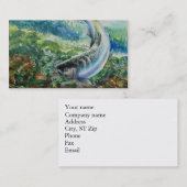 Königslachs-Visitenkarte Visitenkarte (Vorne/Hinten)