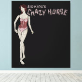 Königsmannequin Leinwanddruck (Insitu (Holzboden))