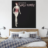 Königsmannequin Leinwanddruck (Insitu (Schlafzimmer))