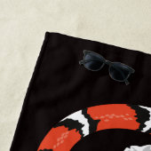 Königsnadel mit Mohn-Blume Strandtuch (Beispiel)