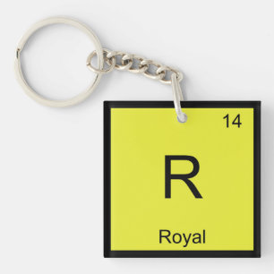 Königsname Chemie Element Periodensystem Schlüsselanhänger