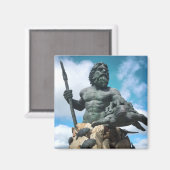 Königsneptune am Strand von Virginia Magnet (Vorderseite/Rückseite)