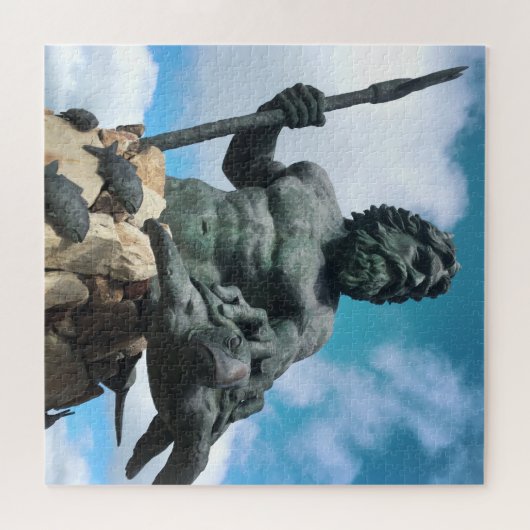 Königsneptune am Strand von Virginia Puzzle (Horizontal)