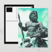 Königsneptune-Romanmythologie Postkarte (Vorne/Hinten)