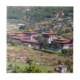 Königspalast in Thimphu - Bhutan Fliese