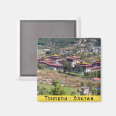Königspalast in Thimphu - Bhutan Magnet (Vorderseite/Rückseite)