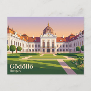 Königspalast von Gödöllő Ungarn Postkarte