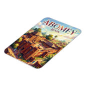 Königspaläste von Abomey Benin Magnet (Linke Seite)
