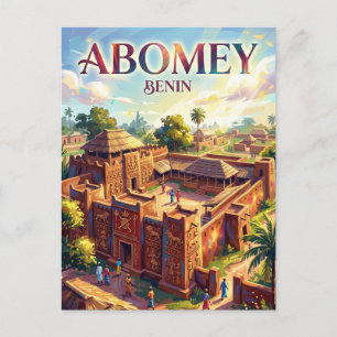 Königspaläste von Abomey Benin Postkarte