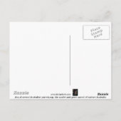 Königspapagei Postkarte (Rückseite)