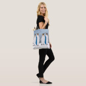 Königspinguin-Paar beim Küssen  Tasche (Am Model)