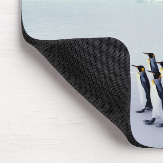 Königspinguine (Aptenodytes patagonicus) Mousepad (Ecke)