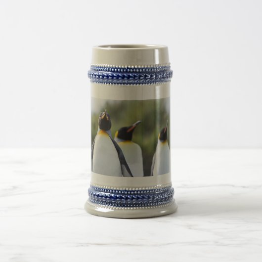Königspinguine Bierglas (Mittel)