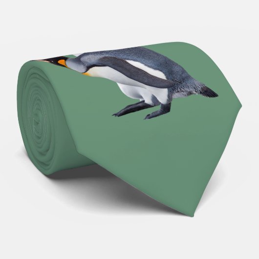Königspinguine binden (grün) krawatte (Gerollt)