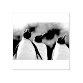 Königspinguine Gummistempel (Prägung)