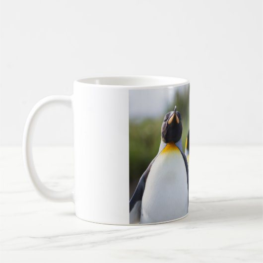 Königspinguine Kaffeetasse (Links)
