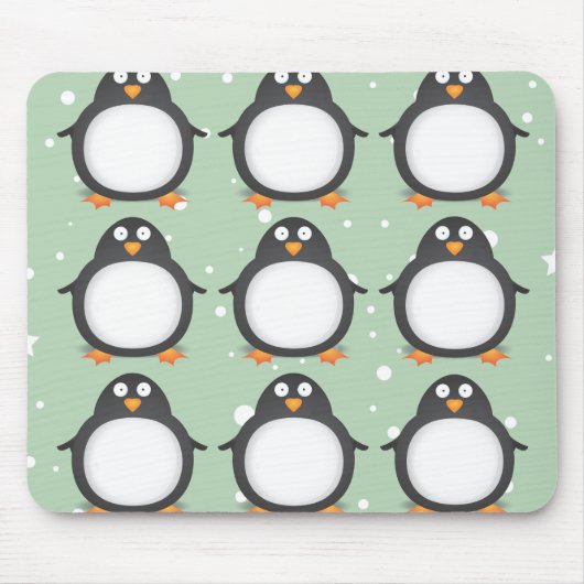 Königspinguine Mousepad (Vorne)