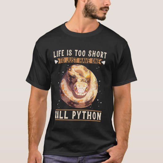 Königspython-Habitat-Dekor-Tank-Morphs-Größe Ball  T-Shirt (Vorderseite)