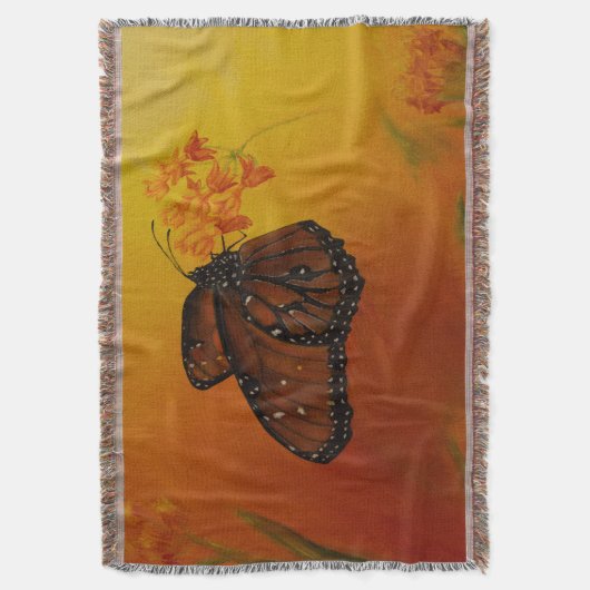 Königsschmetterling Decke (Vorderseite Vertikal)