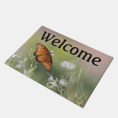 Königsschmetterling im Morgenlicht Fußmatte (Schrägansicht)