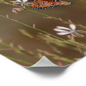 Königsschmetterling und Milchkweh Poster (Ecke)
