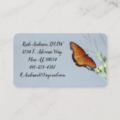 Königsschmetterling Visitenkarte (Vorderseite)
