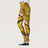 Königsschmetterlings-Gartenkunst Leggings (Links)