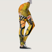 Königsschmetterlings-Gartenkunst Leggings (Rechts)