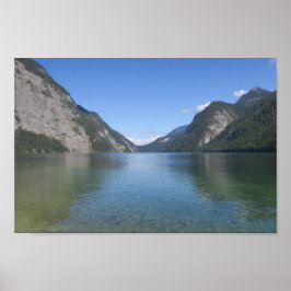 Königssee Bayerische Alpen Poster