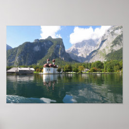 Königssee Bayerische Alpen Poster