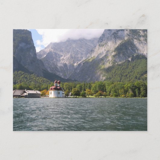 Königssee Bayerische Alpen Postkarte (Vorderseite)