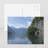 Königssee Bayerische Alpen Postkarte (Vorne/Hinten)