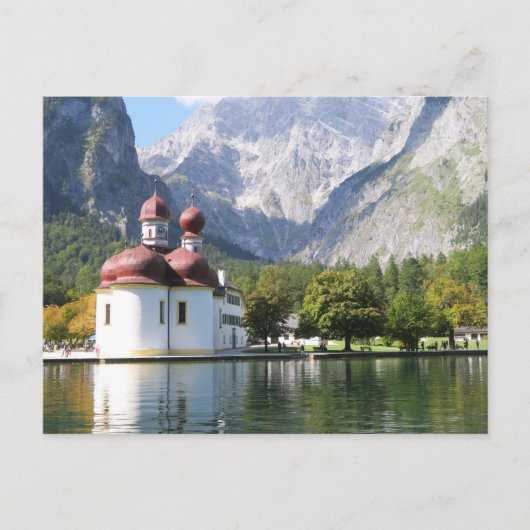 Königssee Bayerische Alpen Postkarte (Vorderseite)