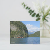 Königssee Bayerische Alpen Postkarte (Stehend Vorderseite)