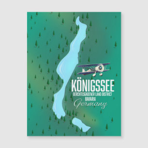 Königssee Berchtesgadener Deutschland Magnetkarte