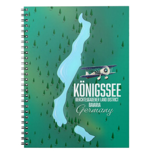 Königssee Berchtesgadener Deutschland Notizblock (Vorderseite)