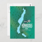 Königssee Berchtesgadener Deutschland Postkarte (Vorne/Hinten)