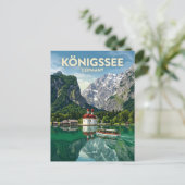 Königssee Deutschland Postkarte (Stehend Vorderseite)