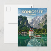 Königssee Deutschland Postkarte (Vorne/Hinten)