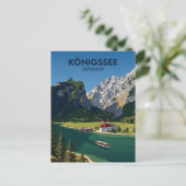 Königssee Deutschland Postkarte (Stehend Vorderseite)