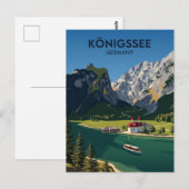 Königssee Deutschland Postkarte (Vorne/Hinten)