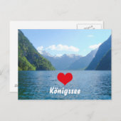 Königssee in Bayern Postkarte (Vorne/Hinten)