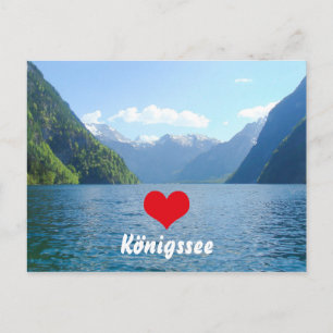 Königssee in Bayern Postkarte