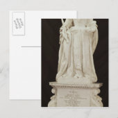 Königsstatue Anne 1735 Postkarte (Vorne/Hinten)
