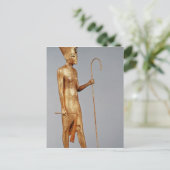 Königsstatuette mit der roten Krone Postkarte (Stehend Vorderseite)