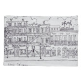 Königsstraße| New Orleans, Louisiana Kissenbezug (Rückseite-Links)