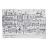 Königsstraße| New Orleans, Louisiana Kissenbezug (Vorderseite-Links)