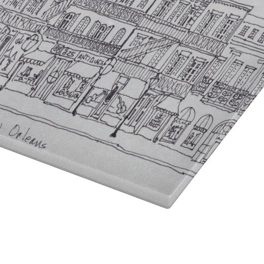 Königsstraße| New Orleans, Louisiana Schneidebrett (Ecke)