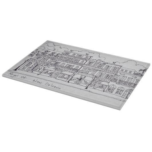 Königsstraße| New Orleans, Louisiana Schneidebrett (Ecke)