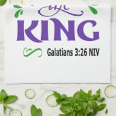 Königstochter Geschirrtuch (Gefaltet)